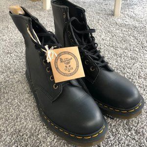 New Vegan Leather Dr. Marten Combat Boots